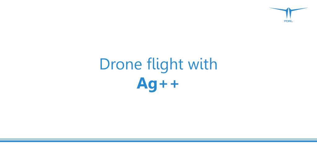 Drone Flight with Ag++ Flight Controller