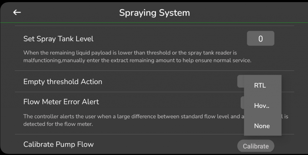 Empty Threshold Action