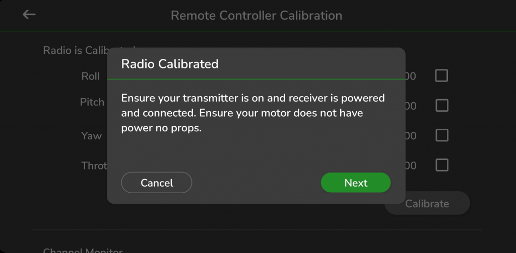 Radio Calibrated