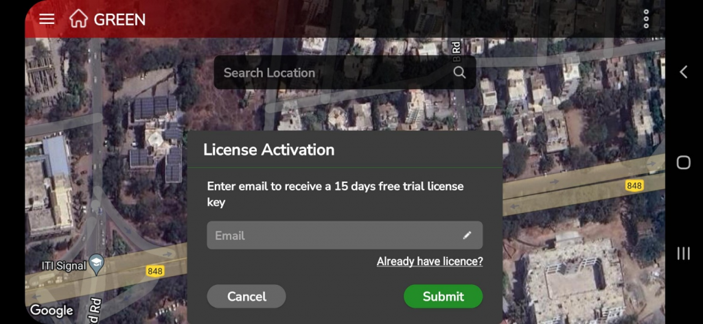 Activating 15 days Trail