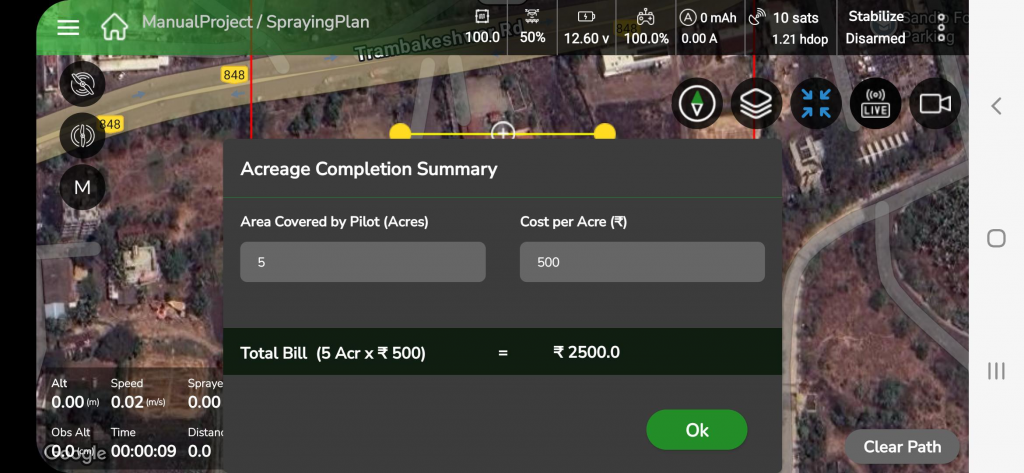 Acreage Completion Summary