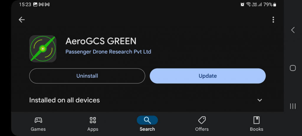 Update from Play store