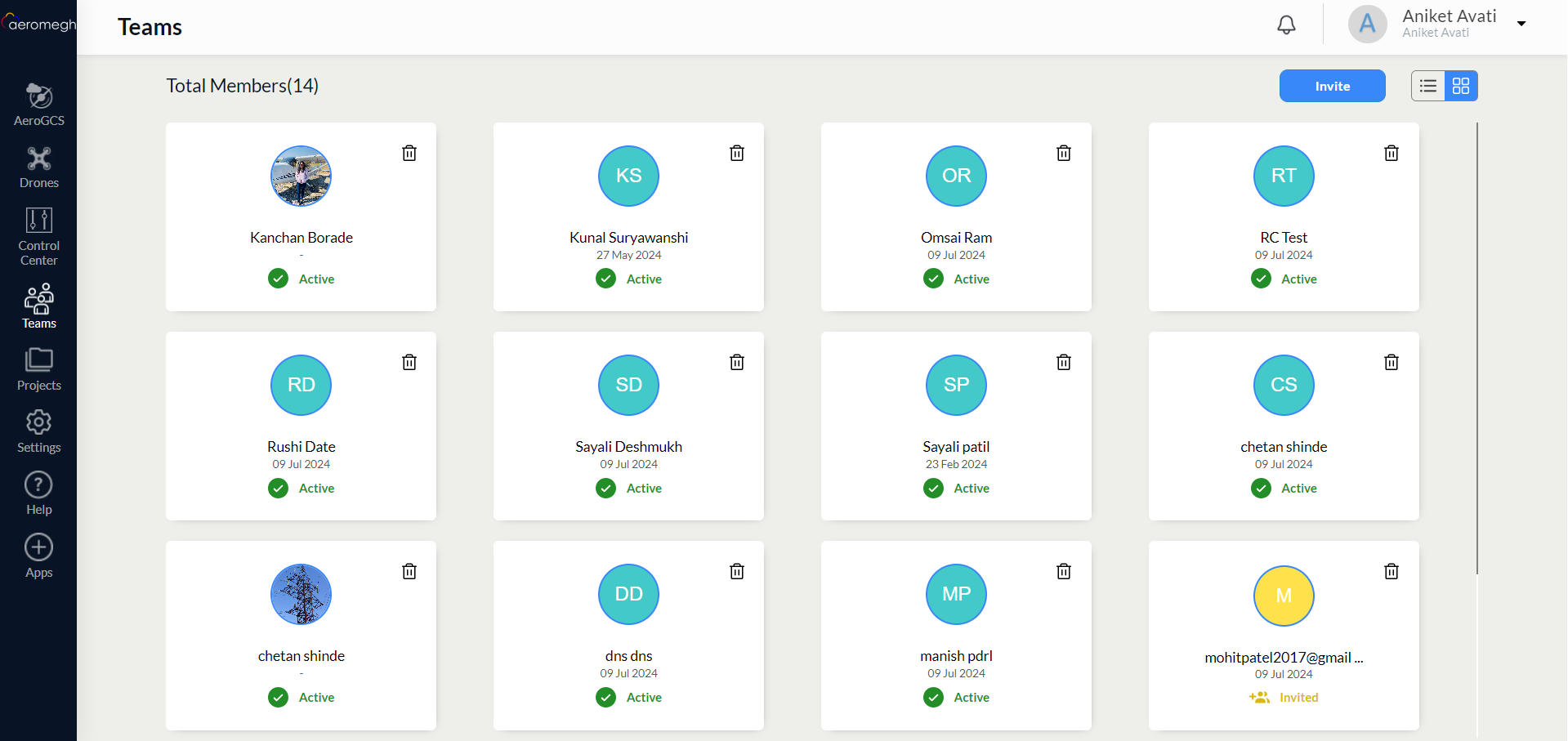 Teams Screen